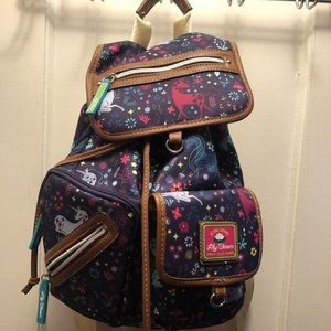 Lilly Bloom unicorn backpack purse